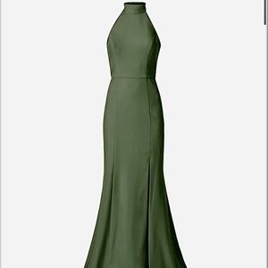 Bridesmaid Dress Formal dress Amsale Cora dress in Olive Green